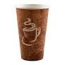 Hy Pax Eco Hot Paper Cup Single Wall BISTRO DESIGN 16oz - 50/SLV (20) (HPE-HC16-SW) (01361)