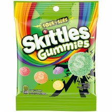 Skittles Sour Gummies Peg - 130g (12) (46347)