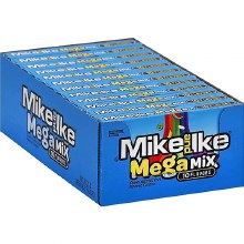 Mike & Ike MEGA MIX Theatre Box 120g - 12/Box (LIGHT BLUE) (1) (92464)