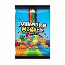 Mike & Ike MEGA MIX Peg Bag - 141g (BLUE) (12) (47253)