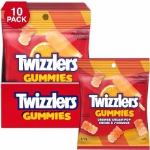 Hershey Twizzlers Gummies Orange Cream Pop - 170g (10) (79390)