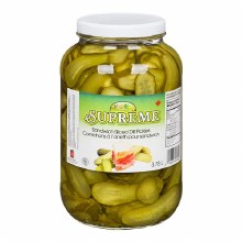 Supreme Sliced Sandwich Dill Pickles - 3.78L (2) (44345)