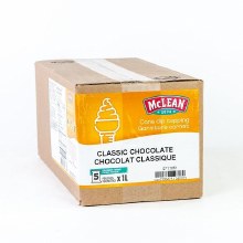 McLean Classic Chocolate Cone Dip Topping - 5 x 1L (00573)