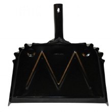 Metal Dust Pan, 12" Black (4142)