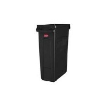 Receptacle, Slim Jim w/Venting Container 23G - Black (18635)