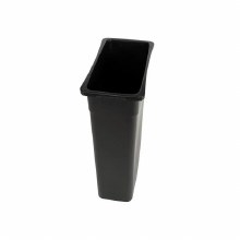 Globe Receptacle, Slim Container, 23G - Black (4) (02112)