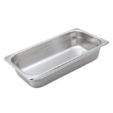 Carlisle Clear Plastic Insert, Cold Food Pan, 2.5" Deep, 1/6 Size (86330)