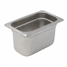Carlisle Clear Plastic Insert, Cold Food Pan, 4" Deep, 1/6 Size (82685)