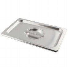 Cover, Solid, 1/4 Size, for Steam Pan Insert, Stainless Steel Insert (05558)