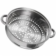 Steam Pan Insert, Stainless Steel Insert, Perforated, 2.5" Deep, Full Size (81112)