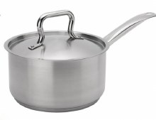 Sauce Pan, Stainless Steel, Elements, w/ Lid, 2Qt - SOLD BY EACH (34032)