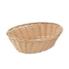 Wicker Bread Basket Oval 9 x7 x3 (05443)