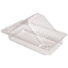 Polarpak Large Sandwedge Container Clear - 500/CS - SOLD BY CASE (21528)
