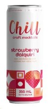 Additional picture of Chill St. Craft Mocktail Non-Alcoholic Strawberry Daiquiri 355ml 4/Pack - (6)(00183)