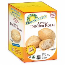 Kinnikinnick Gluten Free Frozen Artisan Dinner Rolls - 6/PKG (6) (00069)