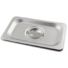 Cover, Solid, 1/9 Size, for Steam Pan Insert, Stainless Steel Insert (50404)