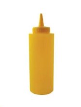 Squeeze Bottle, Magnum, Yellow / Mustard, 12oz - SOLD BY EACH (82040)