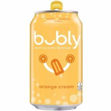 CAN- Bubly Orange Cream 12 x 355ml (16108)(PEPSI)- Sold by Case
