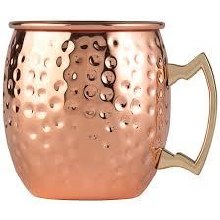 Arc Moscow Mule Hammered Copper Cup 16oz (12) sold by each