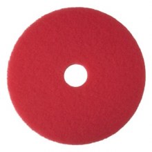19" Red Buffing Floor Pad - EACH (5)