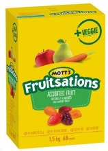 Mottâ€™s Fruitsations, Fruit Flavoured Snacks, 68 Ã— 23g (43409)