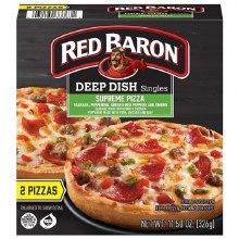 Red Baron Supreme Deep Dish Pizza Singles - 2/BOX (12)