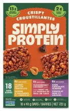Simply Protein Crispy Snack Bars, 18 Ã— 40g (80166)