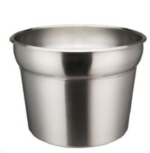 Inset, 11 qt. (352 oz.), 11-1/2" x 9", Round, SS, Satin Finish, Prime