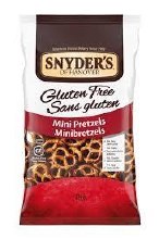 Snyders Gluten Free Mini Pretzels - 220g (12)(09283)