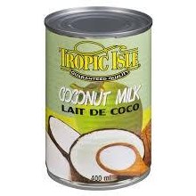 Tropic Isle Coconut Milk 17-19% - 400ml (12) (12001)