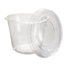 Premier Essentials Lid - For 3.25-5.5oz Plastic Portion Cup - 100/SLV (25) (80362)