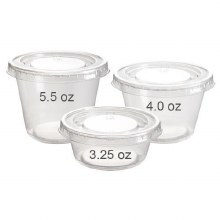 Premier Essentials 4oz Plastic Portion Cups - 100/SLV (25)