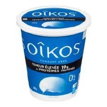 Oikos Plain Greek Yogurt 0% - 6 x 650g (63421)