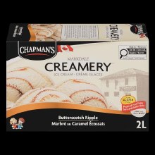 Chapman's Markdale Creamery Ice Cream G/F - BUTTERSCOTCH RIPPLE - 2L (4)