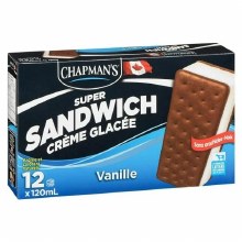 Chapman's Super Sandwich VANILLA - 12/BOX (6)