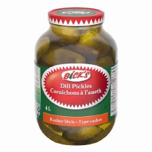 Bicks Kosher Style Dill Pickles - 4L (2) (07424)