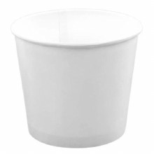 Premier Essentials 20oz White Paper Double Wall Bowl - 25/SLV (20C) (20)