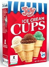 Joy Cone Retail Ice Cream Cones - 24/BOX (12)(12424)