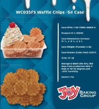 Joy Cone Waffle Chips - 5LB (00860)