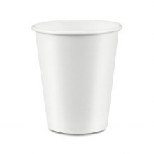 EcoSystems 8oz Coffee Hot Paper Cups, Plain, White - 50/SLV - SOLD BY SLV - (20) (ECOCUP08-PR)