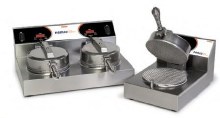 Nemco Cone Baker, dual, 7" fixed cast aluminum lock down grid, digital   7030A-2