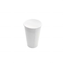EcoSystems 16oz Coffee Hot Paper Cups, Plain, White - 50/SLV - SOLD BY SLV - (20) (ECOCUP16-PR)