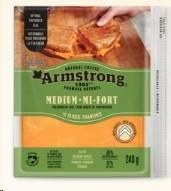 Armstrong Medium Cheddar Cheese Slices 9 x 240g (10215)