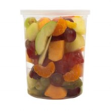 EcoSystems 32oz Round Deli Container, PP, Clear - 25/PKG - SOLD BY PKG - (20) (Pro-Kal) (68004)