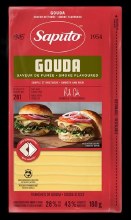 Saputo Smoked Gouda Cheese Slices - 12 x 160g