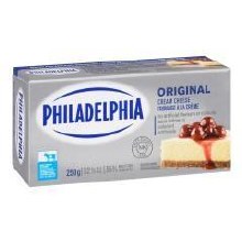 Philadelphia Cream Cheese Block - 24 x 250g (01125)