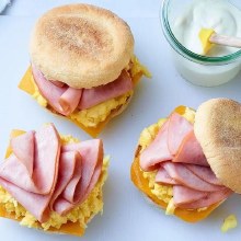 Olymel Smoked Boneless Chopped Ham - 5.2KG x 2/CS - SOLD BY KG - (1) (90616)