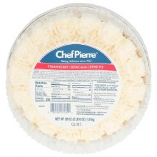 Sara Lee Chef Pierre 10" Strawberries & Cream Pie - 4/CASE (07180)