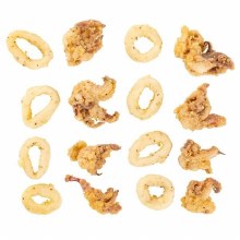 High Liner Dip't & Dusted Southern Style Breaded Calamari, Squid Rings and Tentacles Uncooked - 20 x 8oz (00294)