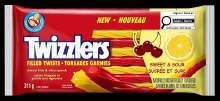 Hershey Twizzlers Sweet & Sour Filled Twists - 311g (12)  (77008)
